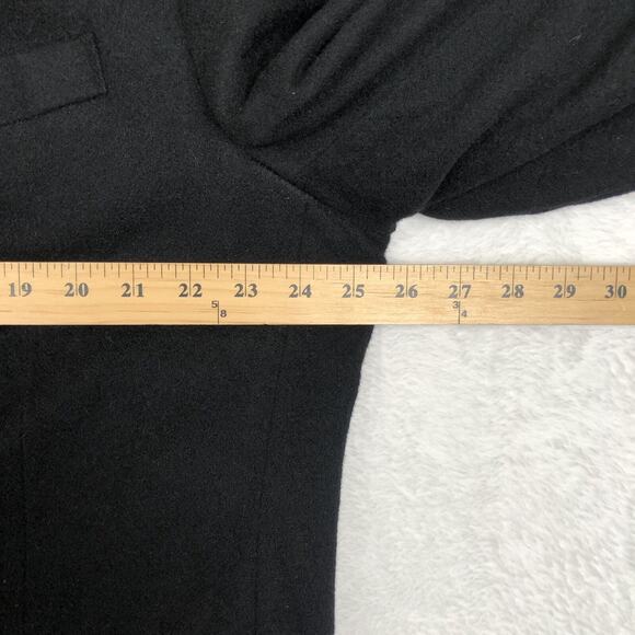 VTG LANDS' END Camel Hair Blazer Men's Sz 48R Black Sport Coat Classic USA Made‎ - Picture 13 of 16